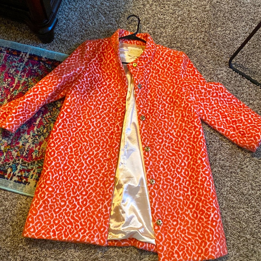 Judith March leopard coat